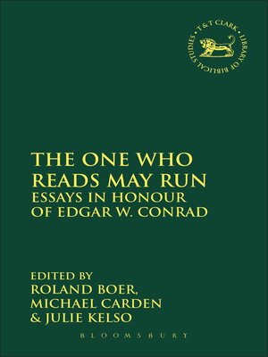cover image of The One Who Reads May Run